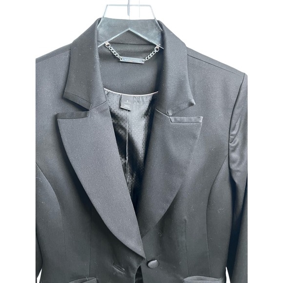 White House Black Market Black Tuxedo Jacket Size 6 - Picture 6 of 17